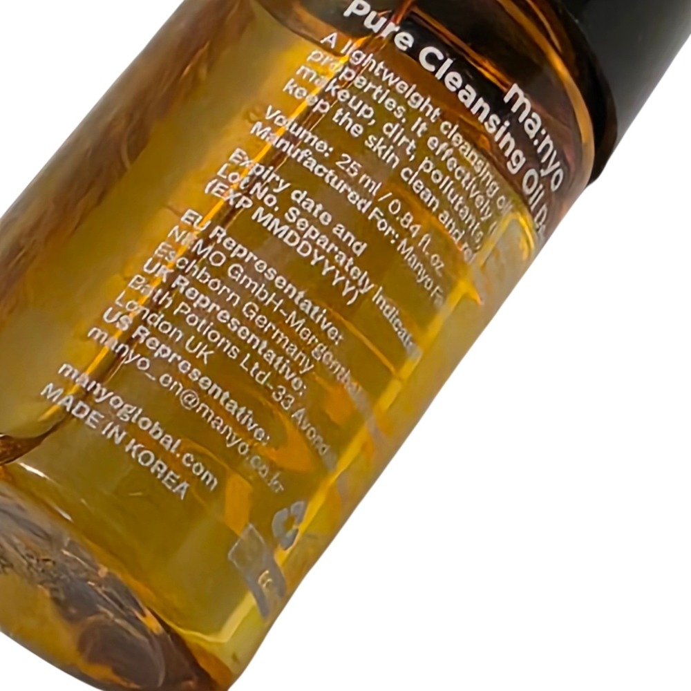 Manyo Pure Cleansing Oil Deep Clean 25ml 0.84 fl oz for Waterproof Heavy Makeup - Picture 6 of 11